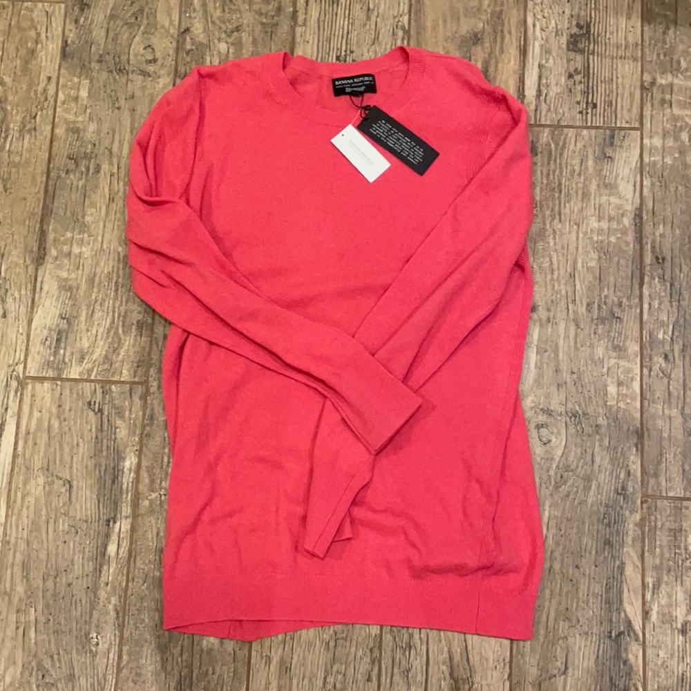 NWT XL Pink Banana Republic Sweater